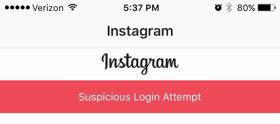 what is my security code for instagram