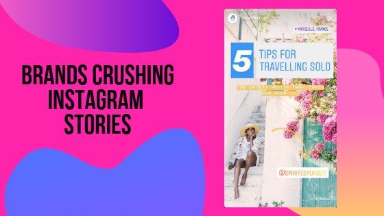 Booking Instagram Story Examples