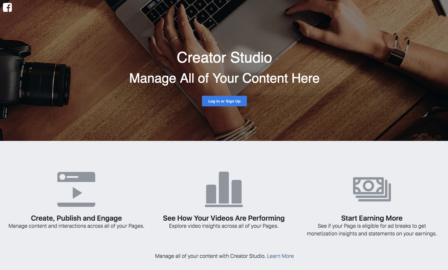 Facebook creator studio