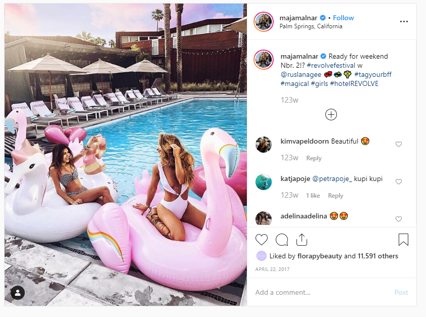 20 influencer campaigns Revolve example