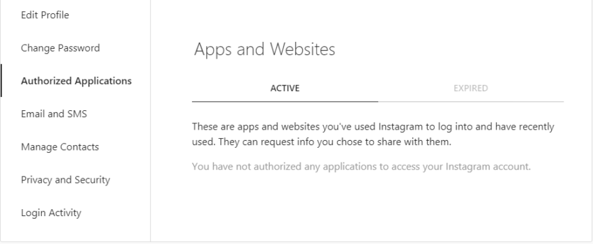 How to Verify If Your Instagram Service is Using Apps or Bots UNAUTHORIZED sample