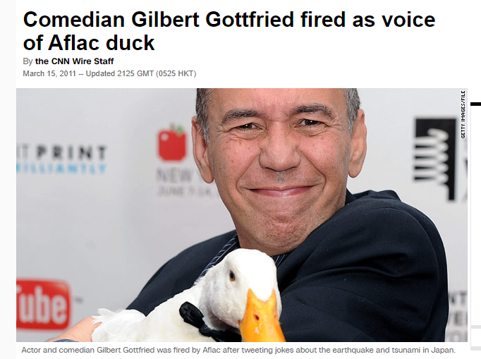 How to write-a Social Media Policy for your company Gilbert Gottfried sample