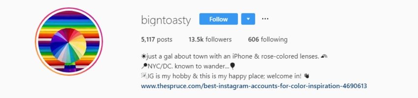 instagram for business and marketers BIGNTOASTY sample