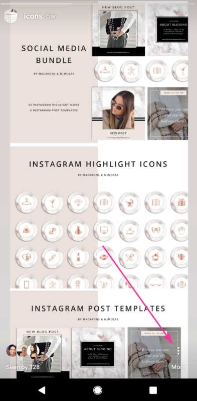 instagram-how to add an instagram story highlights sample 2