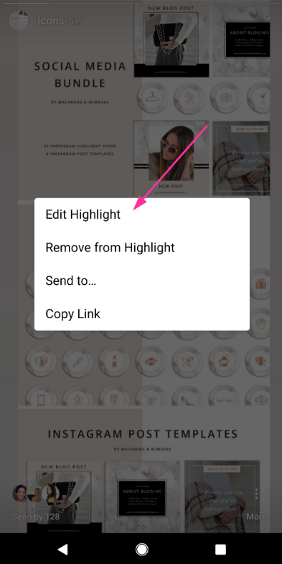 instagram-how to add an instagram story highlights sample 3