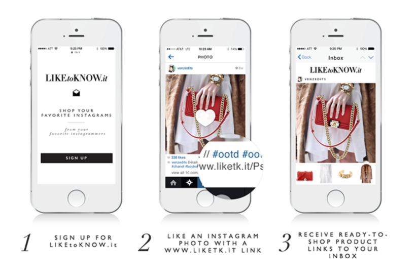 Instagram Shopping Tools - Shop the Looks LIKETOKNOW.IT sample2