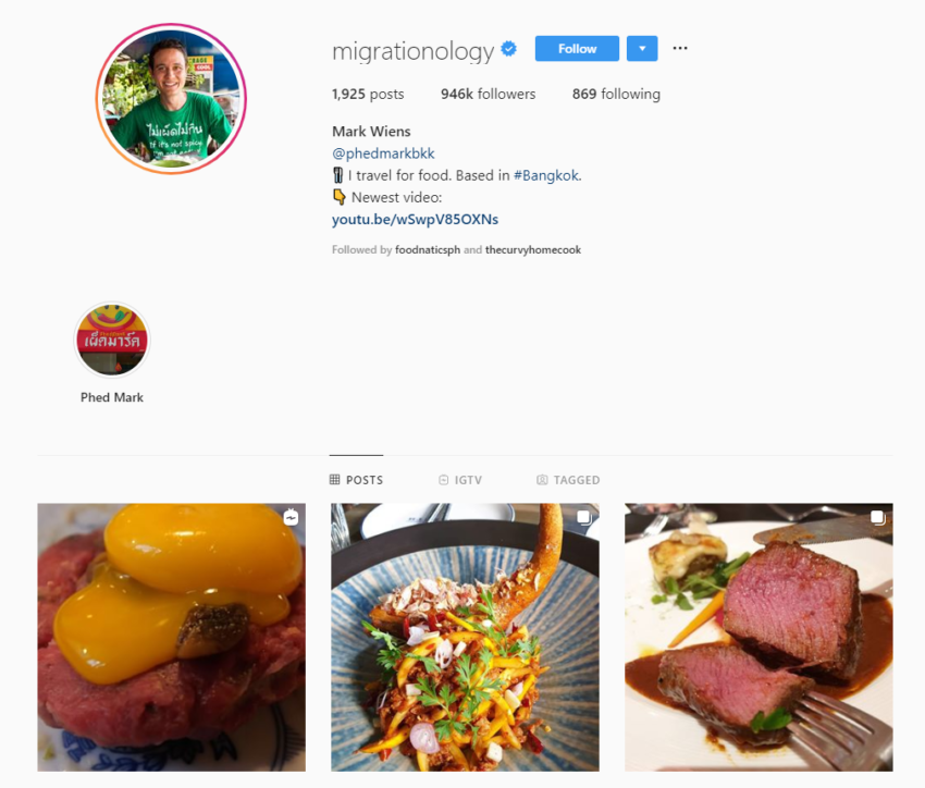 Instagram For Travel influencers Why it works for Brands FOOD sample