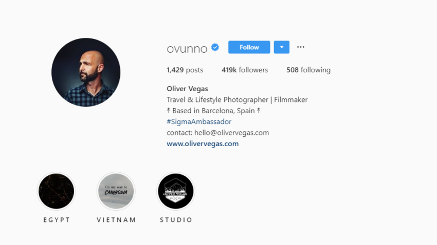 Instagram For Travel influencers Why it works for Brands OVUNNO sample