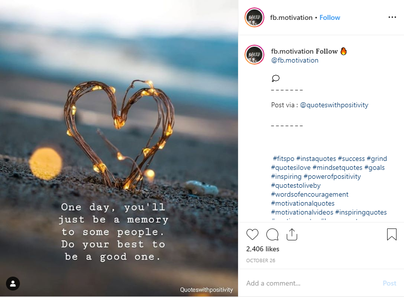What to Post on Instagram 30 Content Ideas A POSITIVE QUOTES sample