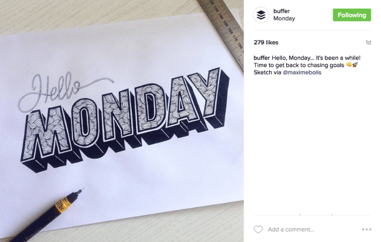 What to Post on Instagram 30 Content Ideas SKETCHES AND CALIGRAPHY sample