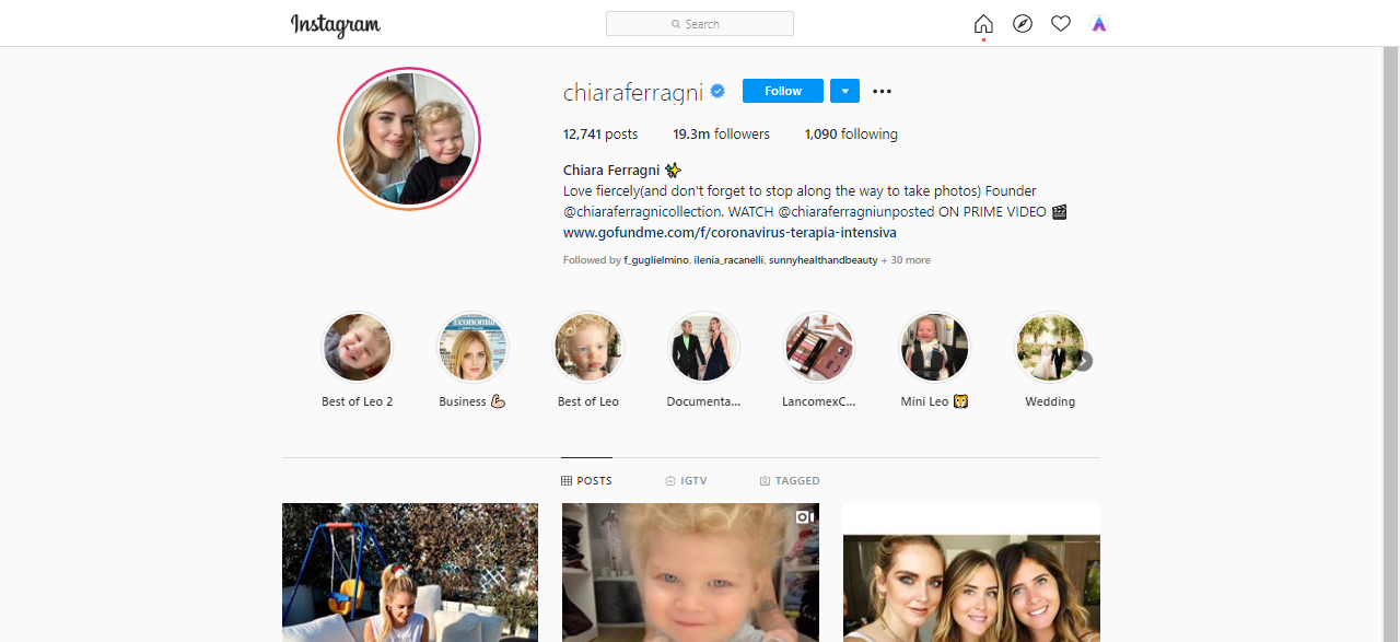Chiara Ferragni Top Instagram Influencer