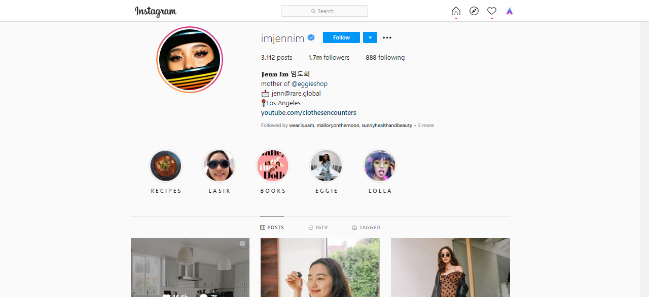 Jenn Imm Top Instagram Influencer