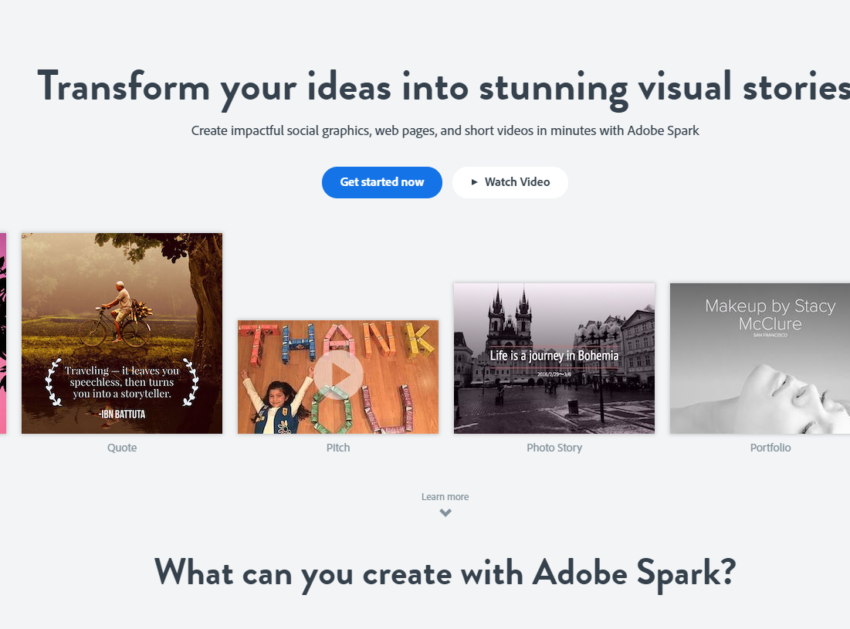 21 Best Apps for Creating Instagram Stories-ADOBE SPARK