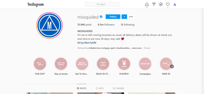 30 Trendy Instagram Boutiques missguided