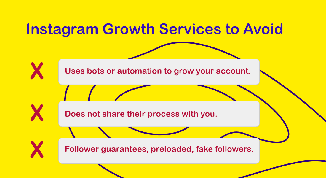 Instagram Growth Services to Avoid