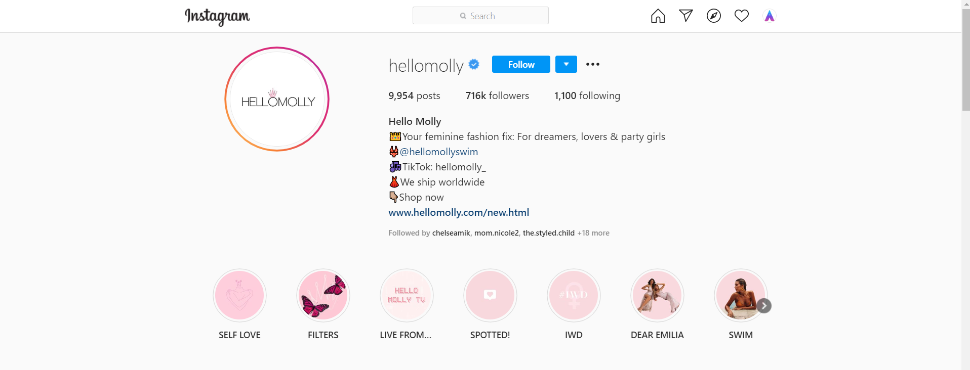 30 Trendy Instagram Boutiques hellomolly