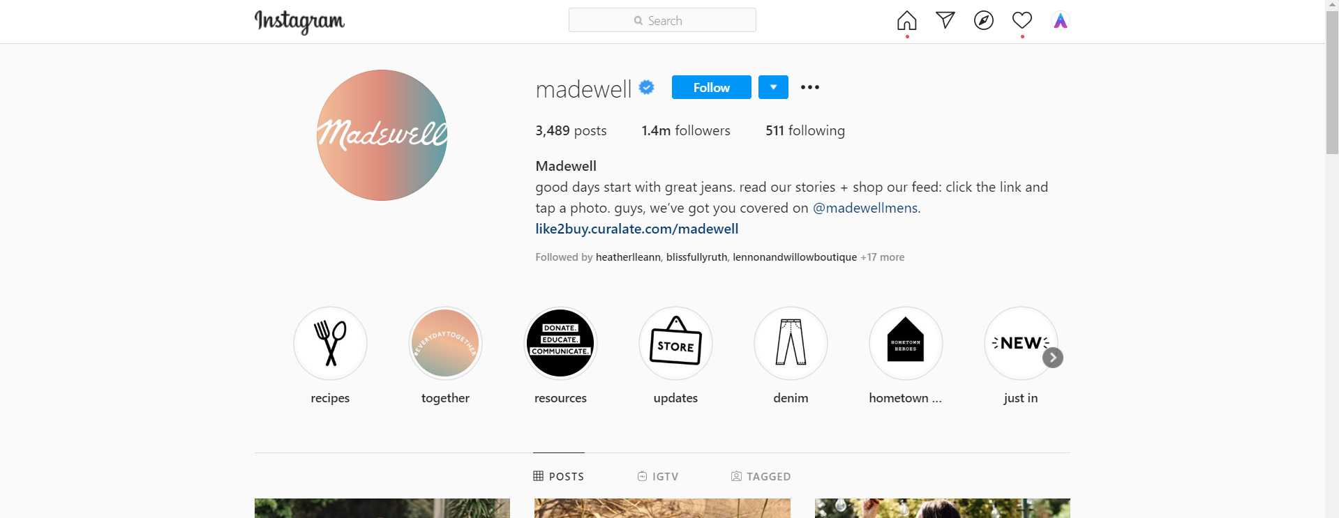 30 Trendy Instagram Boutiques Madewell