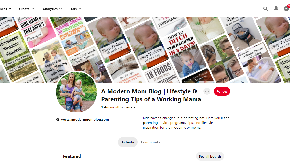 A Modern Mom Blog | Lifestyle & Parenting Tips of a Working Mama Pinterest Account