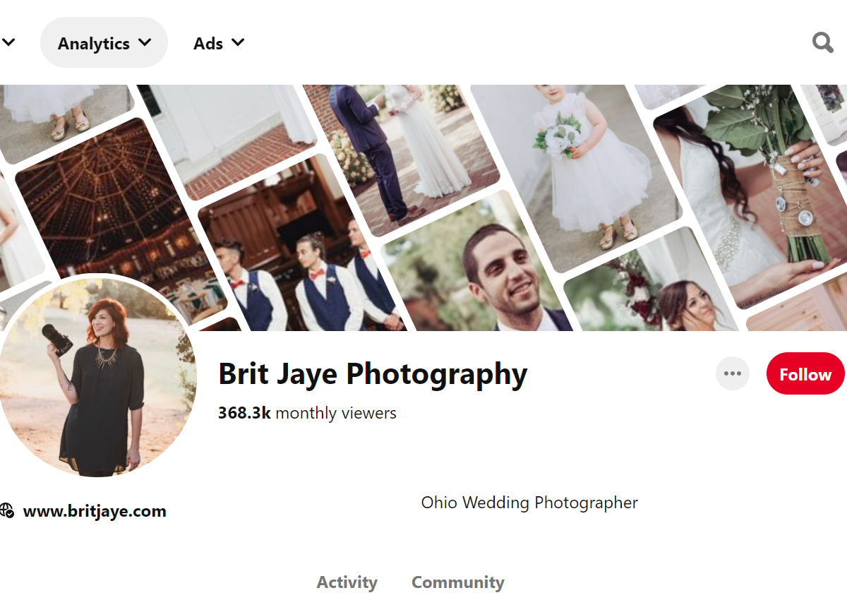 Brit Jaye Photography-100 Pinterest Photography Influencers
