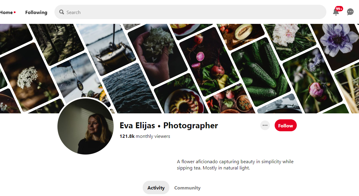 Eva Elijas • Photographer-100 Pinterest Photography Influencers