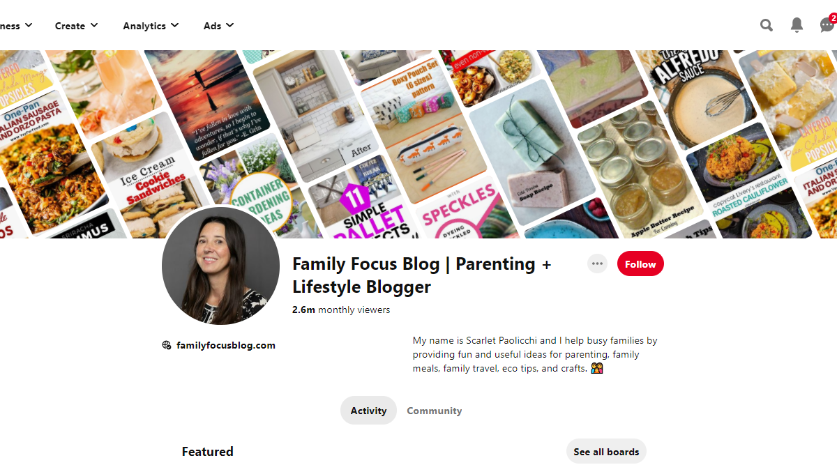 Family Focus Blog | Parenting + Lifestyle Blogger Pinterest Account