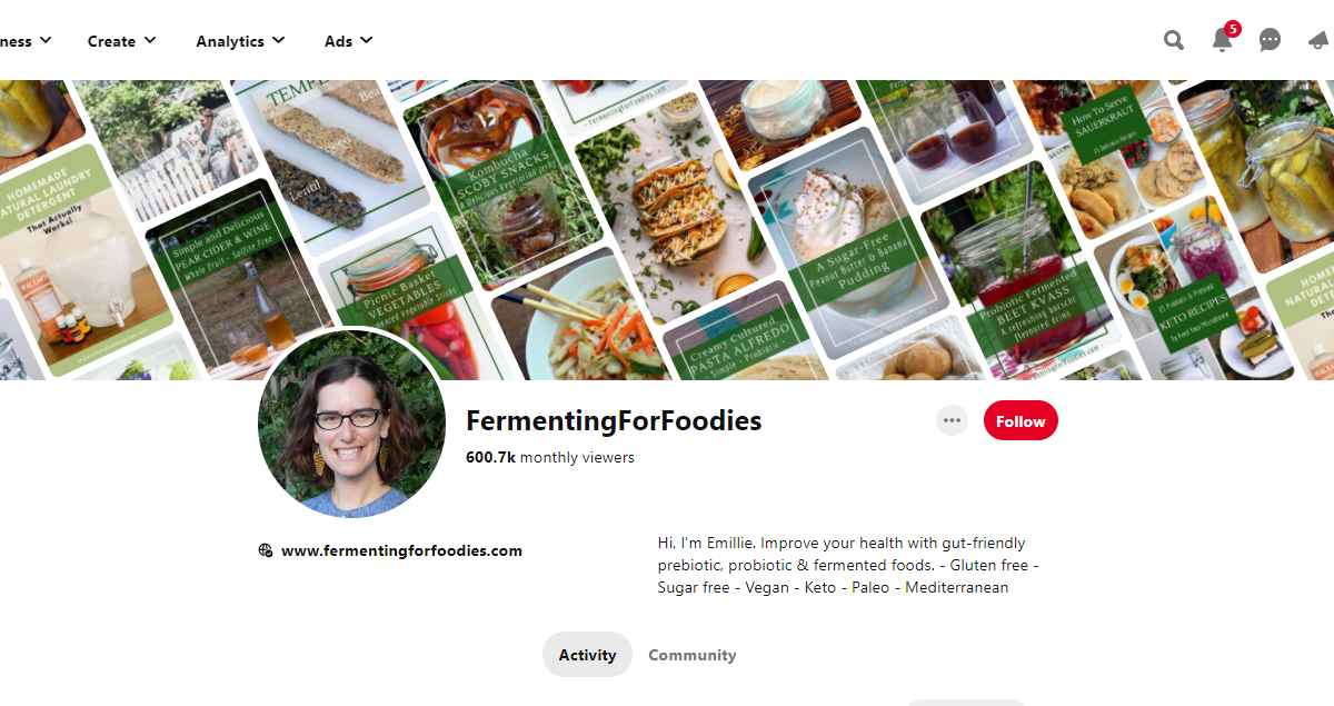 FermentingForFoodies Pinterest Profile 