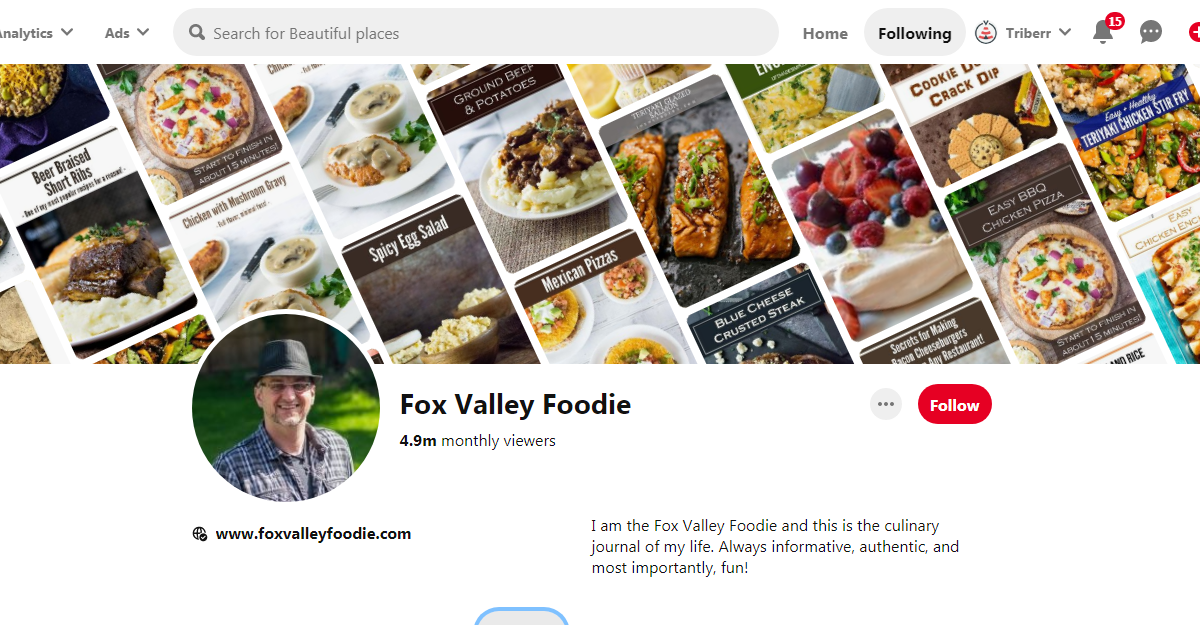 Fox Valley Foodie Pinterest Profile