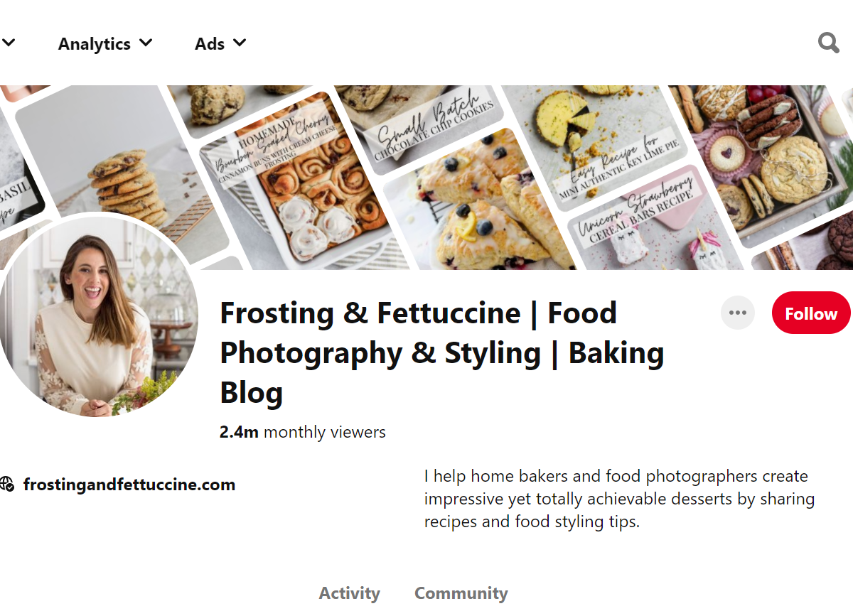 Frosting & Fettuccine | Food Photography & Styling | Baking Blog-100 Pinterest Photography Influencers