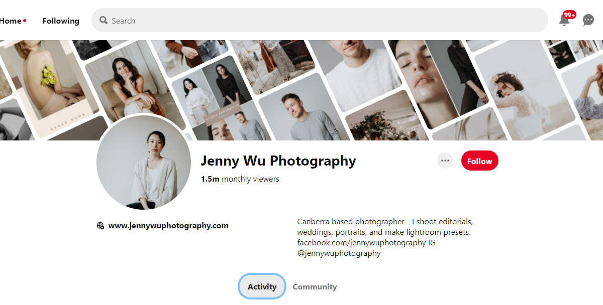 Jenny Wu Photography-100 Pinterest Photography Influencers