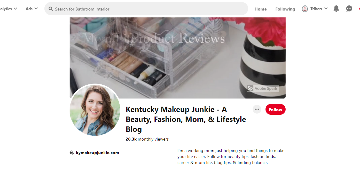 Kentucky Makeup Junkie - A Beauty, Fashion, Mom, & Lifestyle Blog Pinterest Profile
