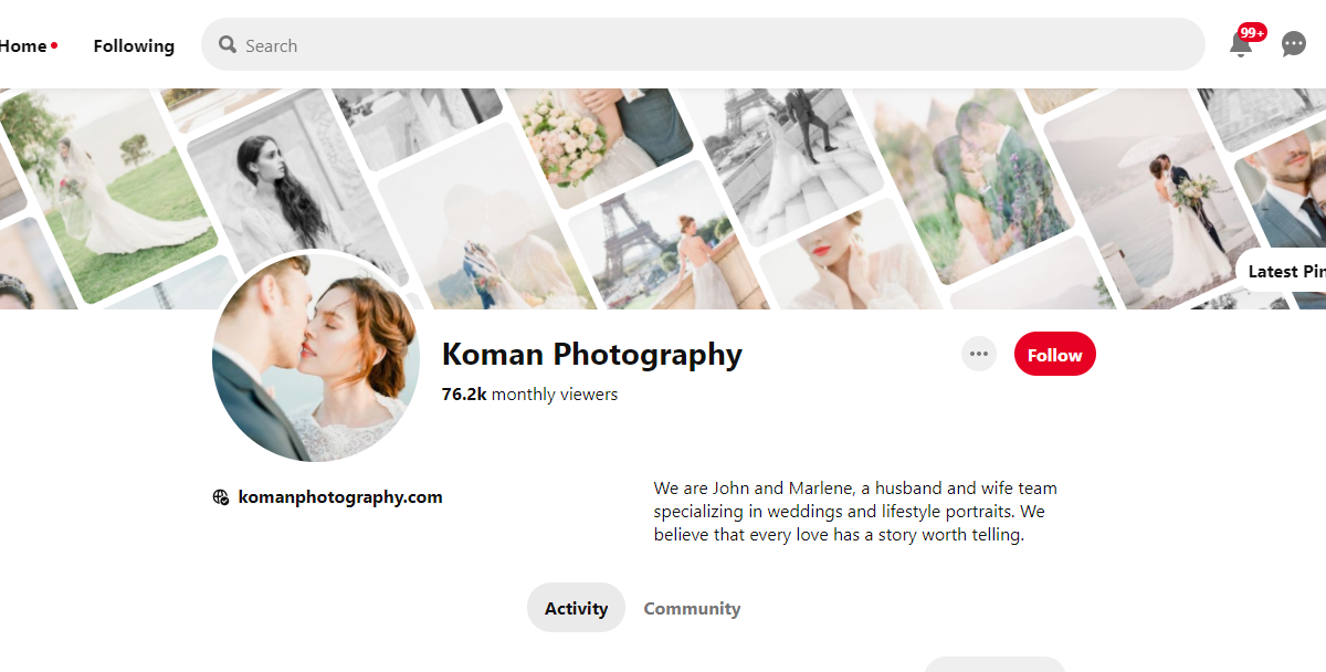Koman Photography-100 Pinterest Photography Influencers