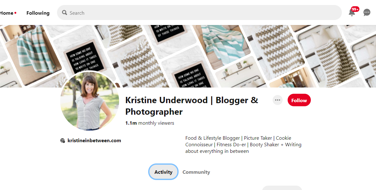 Kristine Underwood | Blogger & Photographer-100 Pinterest Photography Influencers