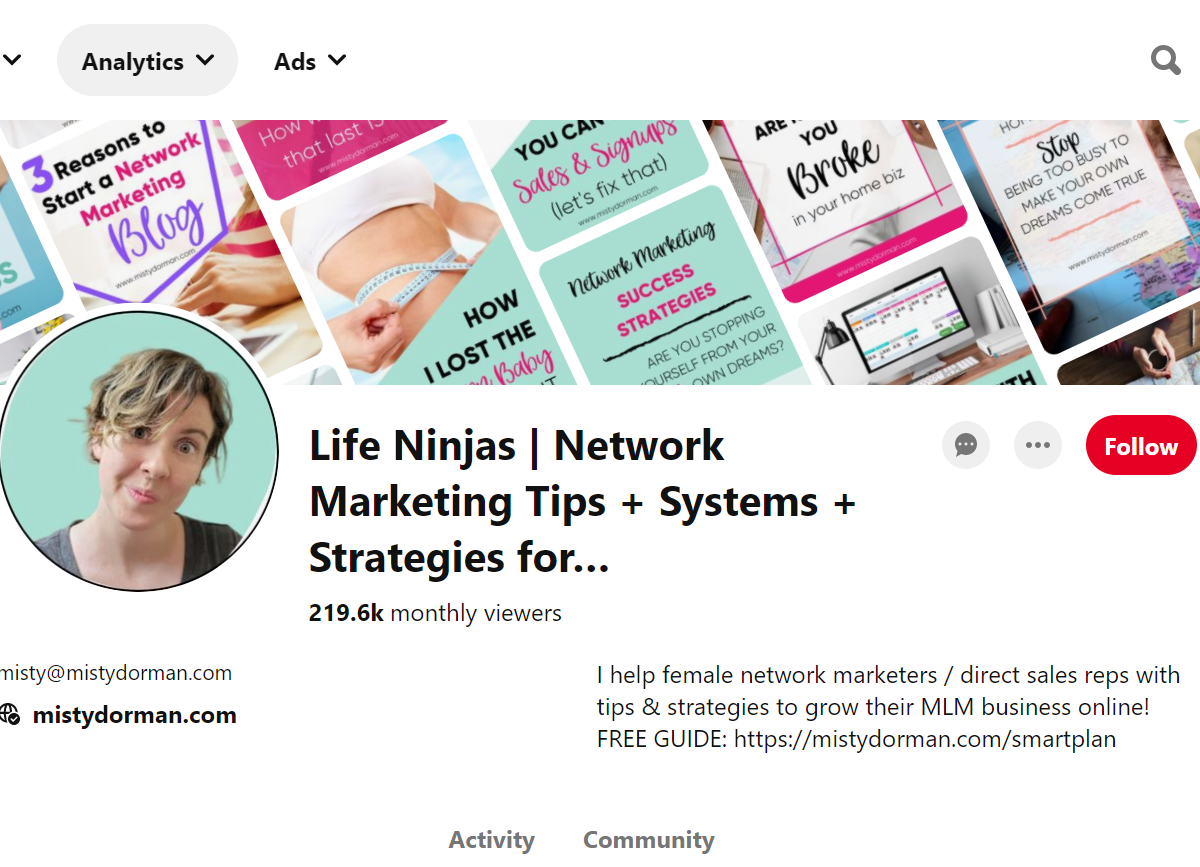 Life Ninjas | Network Marketing Tips + Systems + Strategies for… Pinterest Account