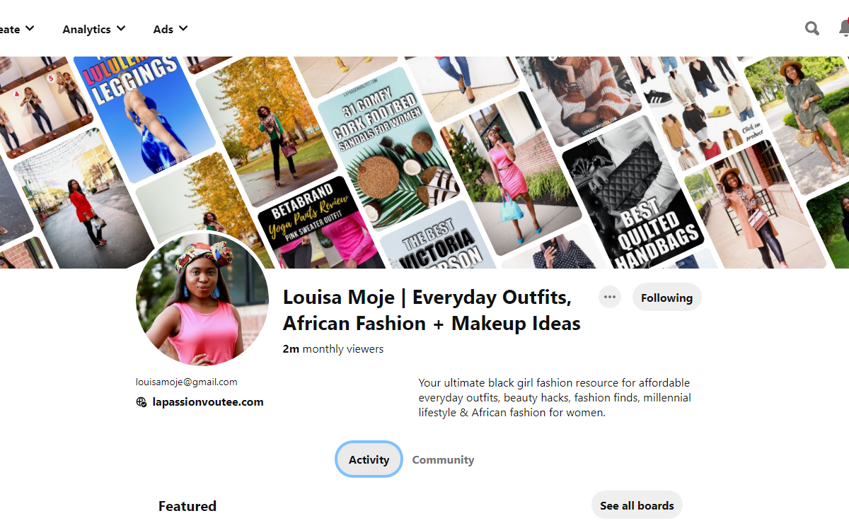 Louisa Moje | Everyday Outfits, African Fashion + Makeup Ideas Pinterest Profile