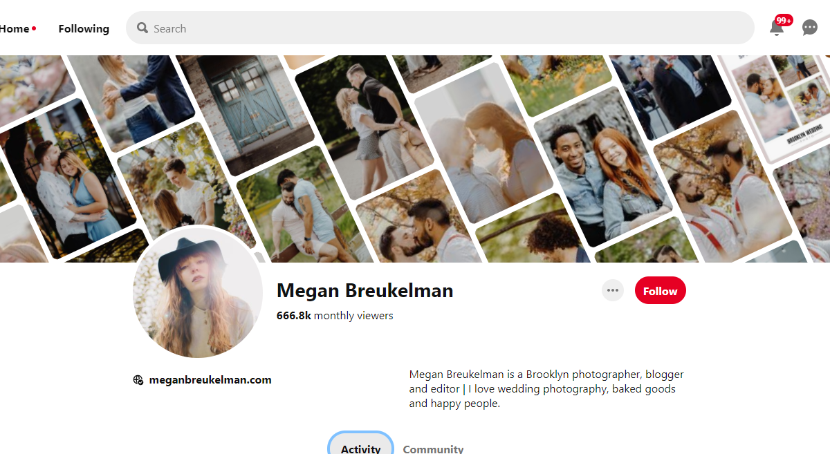 Megan Breukelman-100 Pinterest Photography Influencers