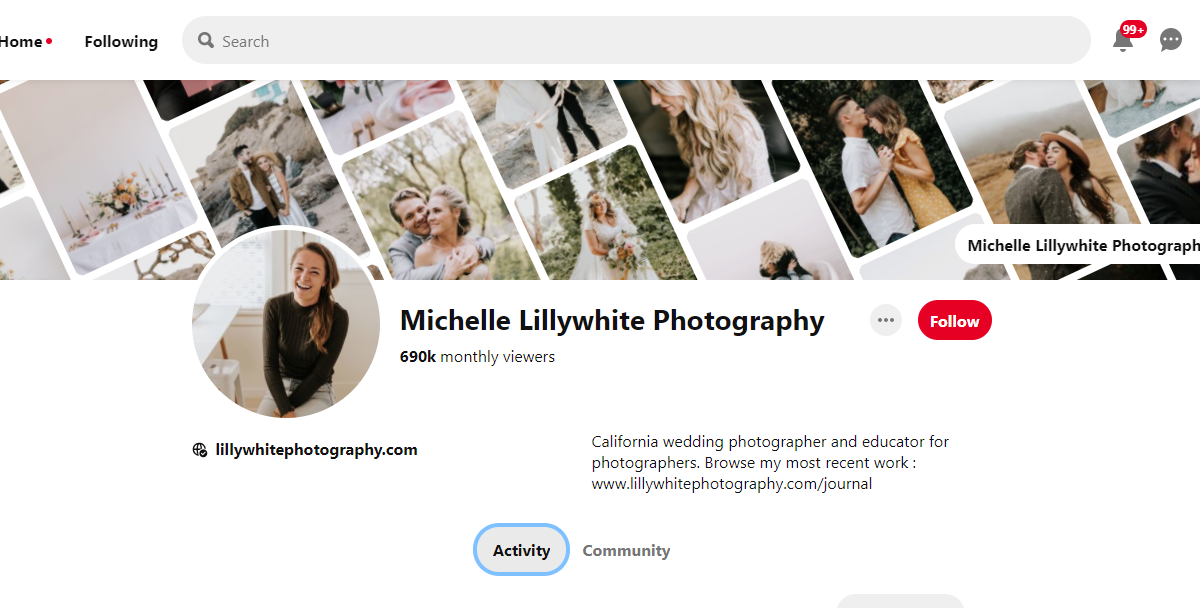 Michelle Lillywhite Photography-100 Pinterest Photography Influencers