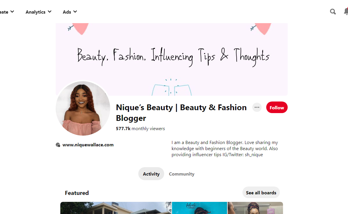 Ashley Brooke Nicholas | Beauty + Fashion Tips Pinterest Profile