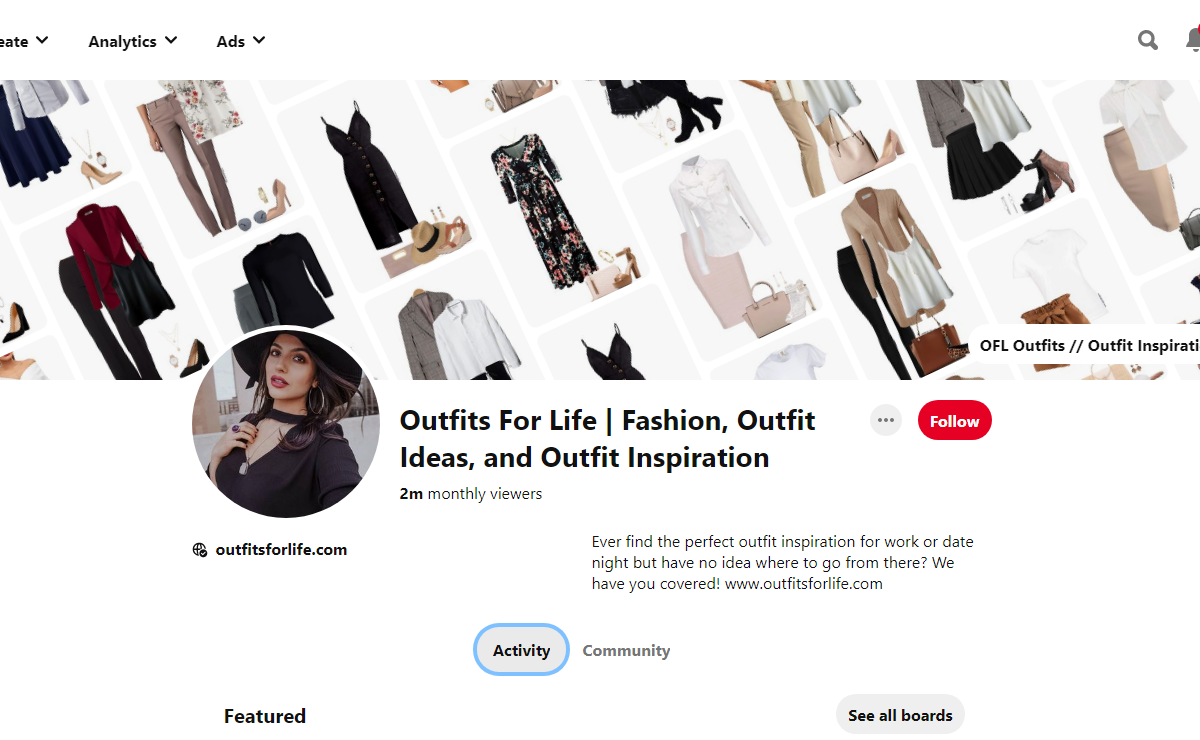 Outfits For Life | Fashion, Outfit Ideas, and Outfit Inspiration Pinterest Profile