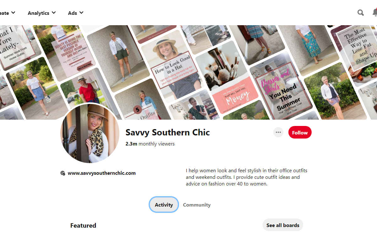  Savvy Southern Chic Pinterest Profile