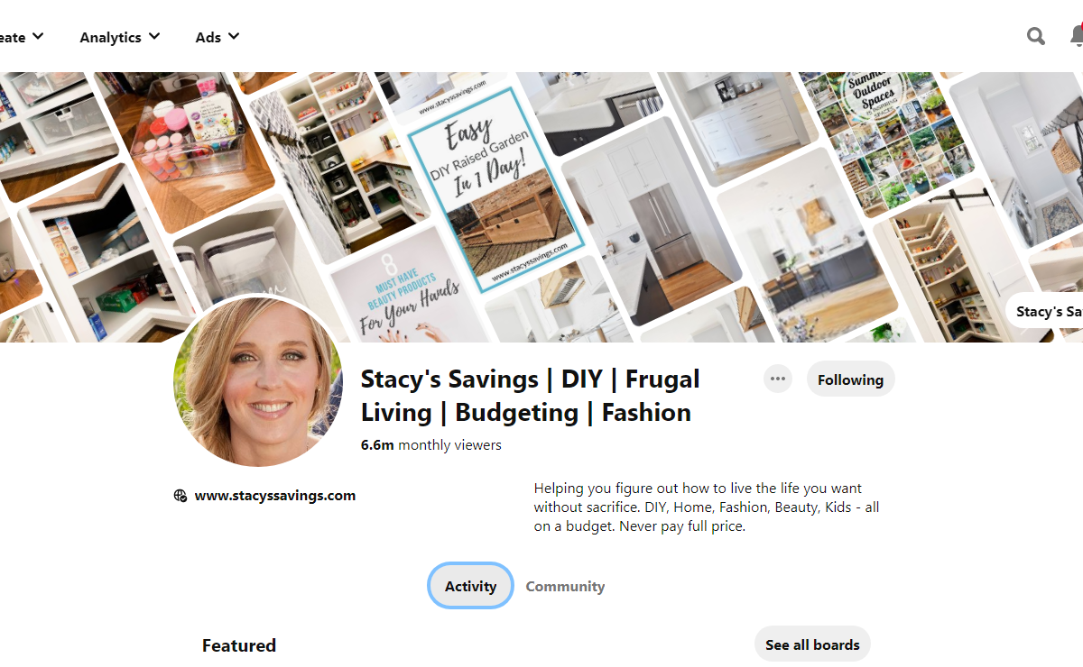 Stacy's Savings | DIY | Frugal Living | Budgeting | Fashion Pinterest Profile