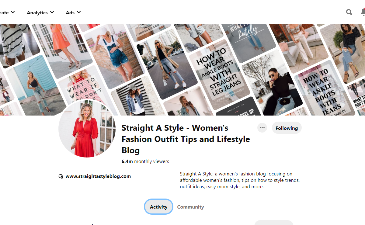 Straight A Style - Women's Fashion Outfit Tips and Lifestyle Blog Pinterest Profile