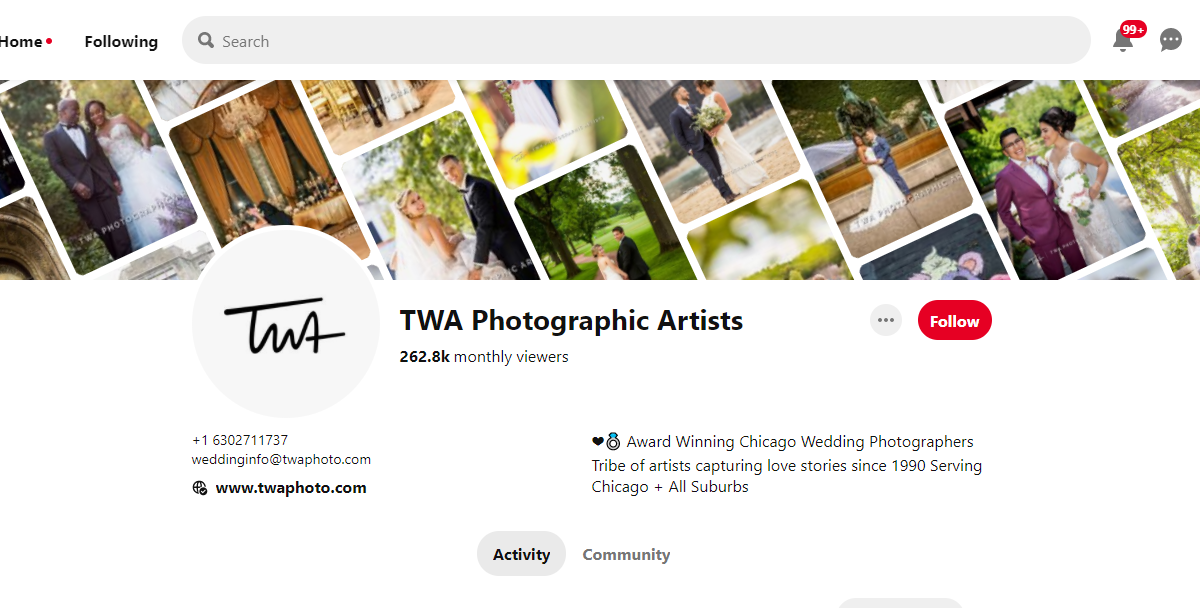 TWA Photographic Artists-100 Pinterest Photography Influencers