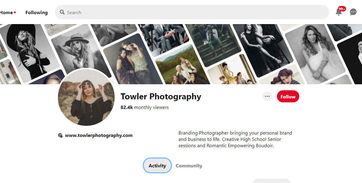 Towler Photography-100 Pinterest Photography Influencers