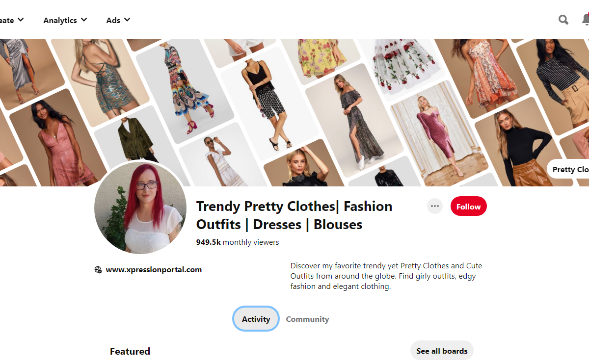 Trendy Pretty Clothes| Fashion Outfits | Dresses | Blouses Pinterest Profile