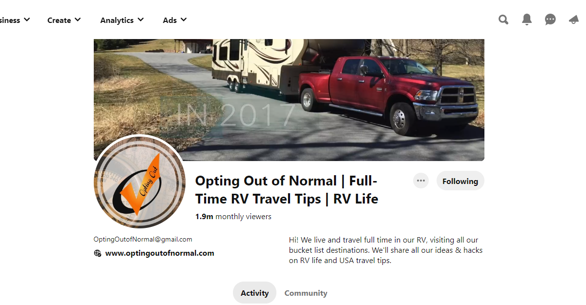 Opting Out of Normal | Full-Time RV Travel Tips | RV Life- Top 100 Pinterest Travel Influencers